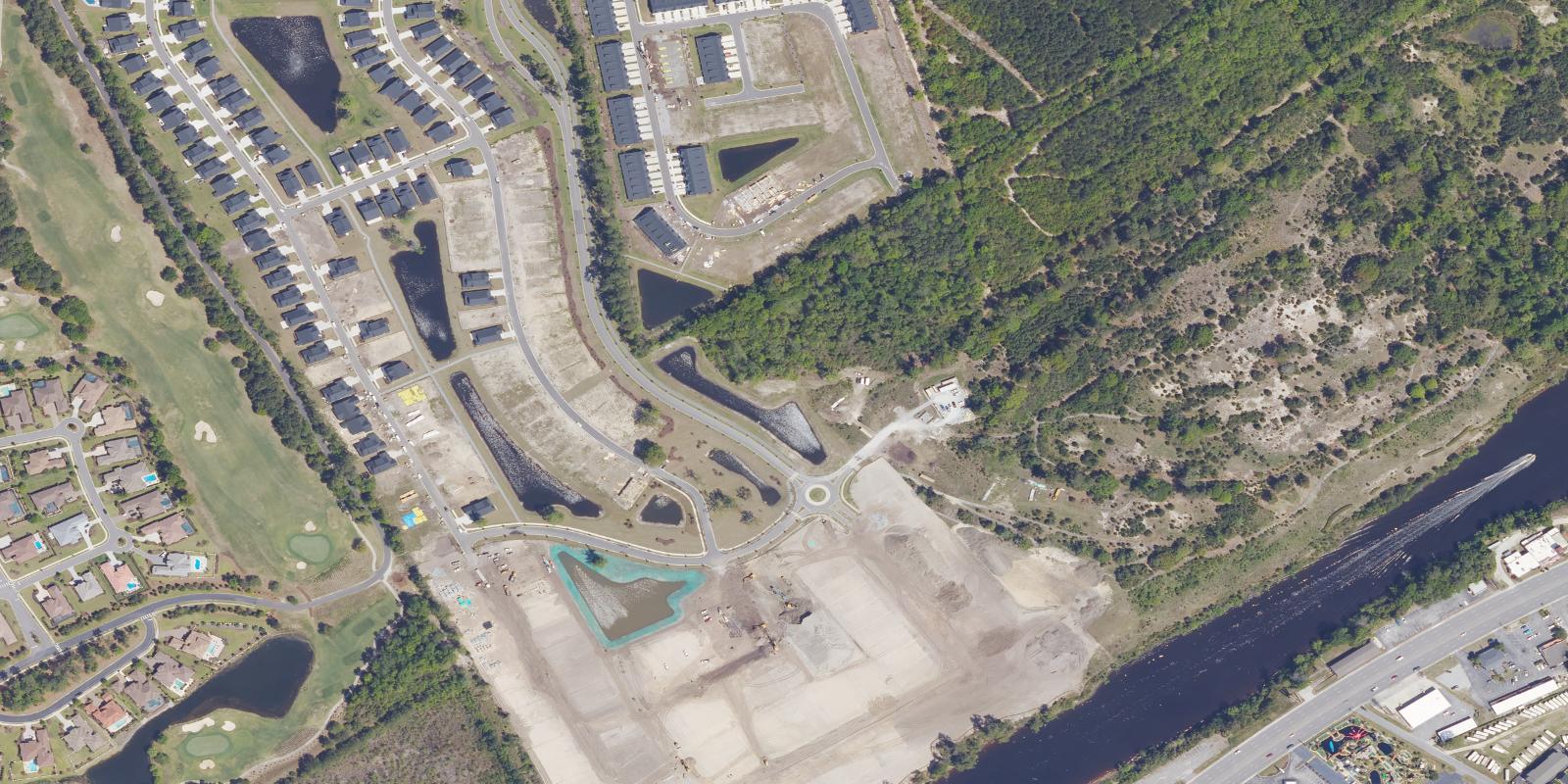 Satellite view of Waterway Hills Golf Club