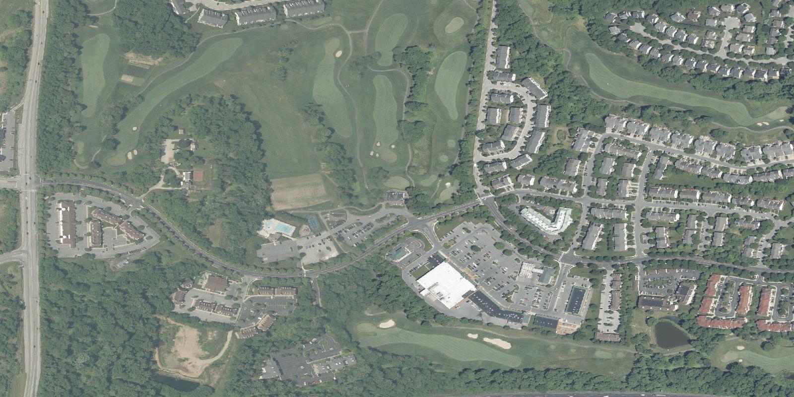 Satellite view of Waverly Woods Golf Club