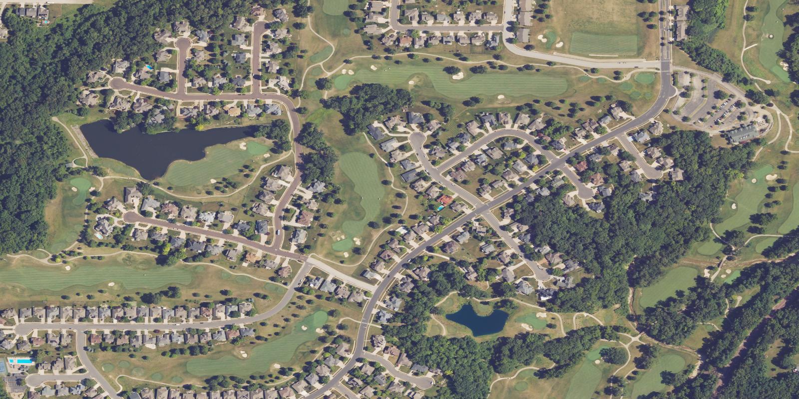 Satellite view of WeaverRidge Golf Club