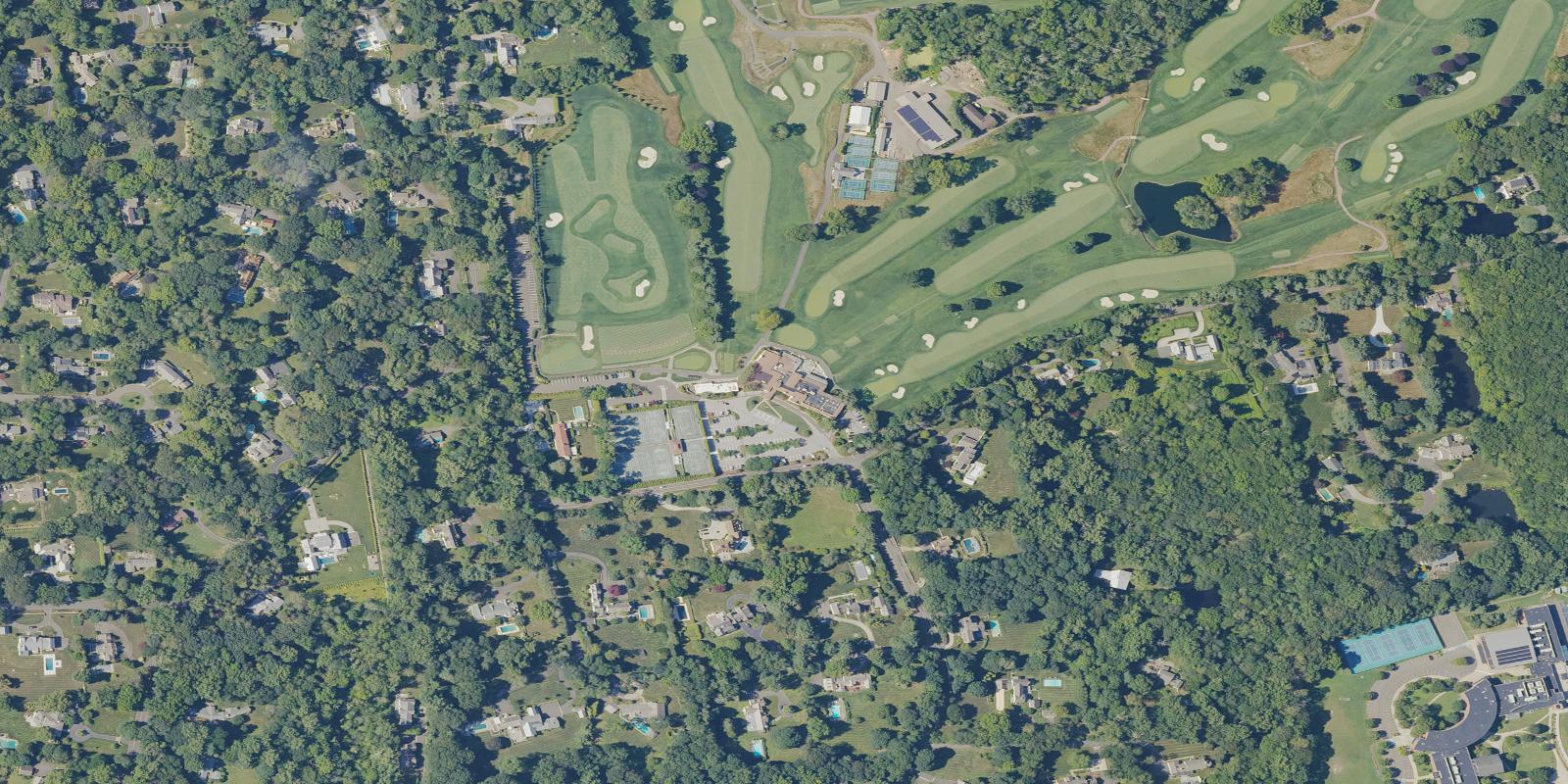 Satellite view of Wee Burn Country Club