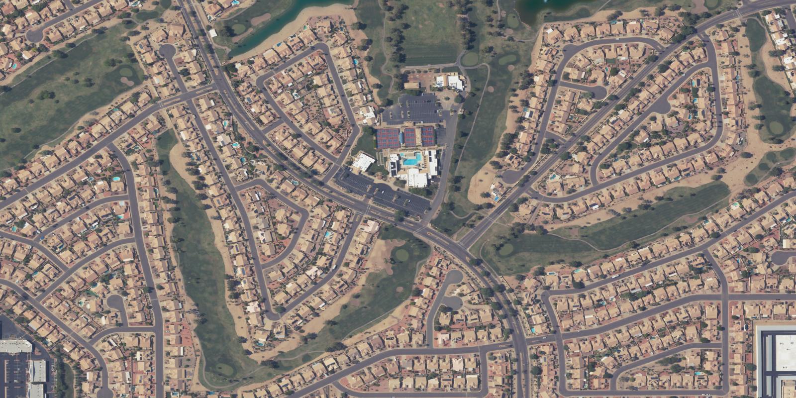Satellite view of Westbrook Golf Club Vistas Course