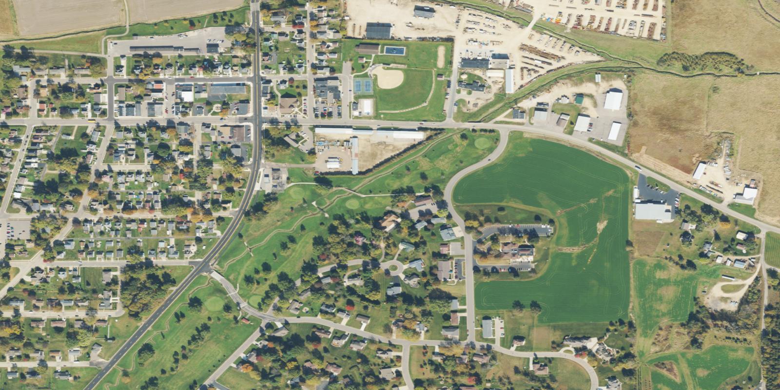 Satellite view of Westbrook Hills Golf Course