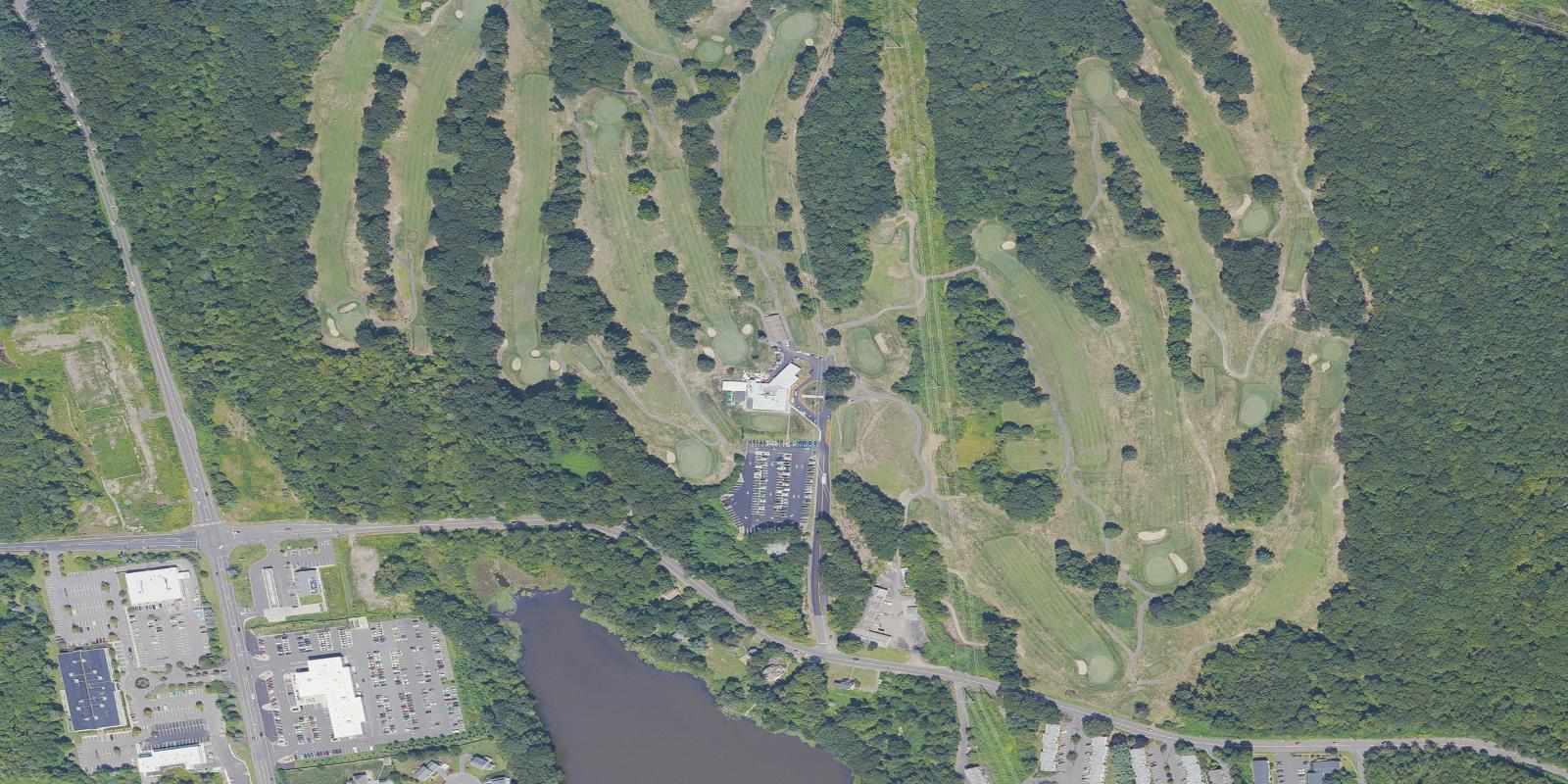 Satellite view of Western Hills Golf Course
