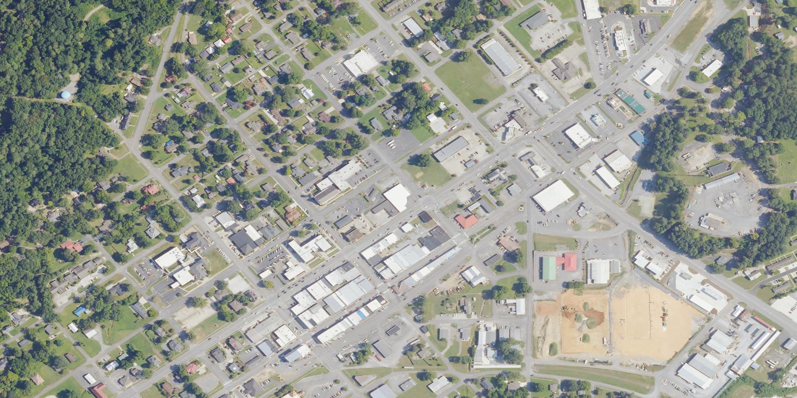 Satellite view of Whispering Pines Golf Club