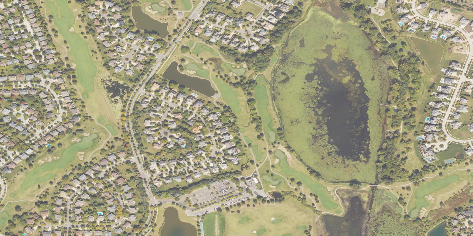 Satellite view of White Deer Run Golf Club