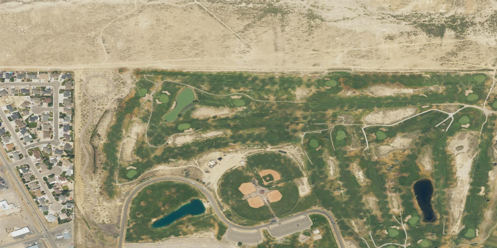Satellite view of White Mountain Golf Course Desert Nine