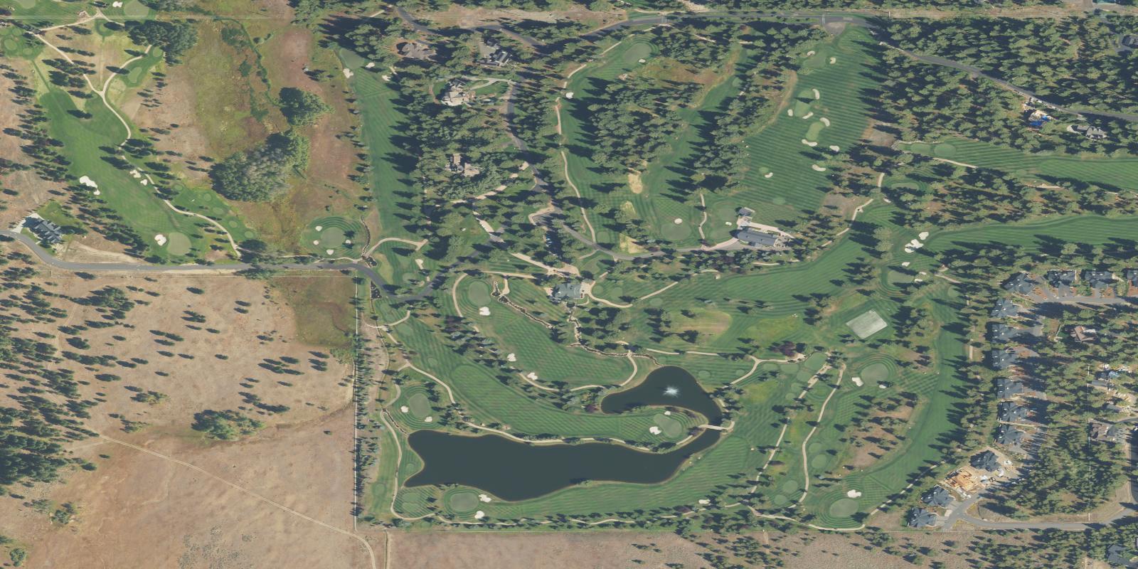 Satellite view of Whitetail Golf Club