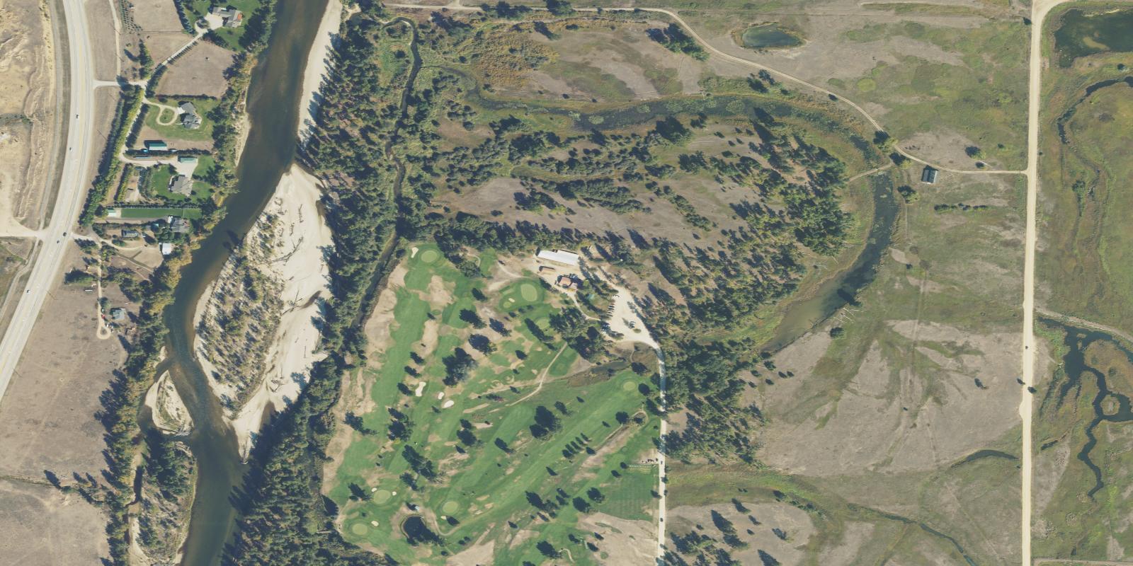 Satellite view of Whitetail Golf Course