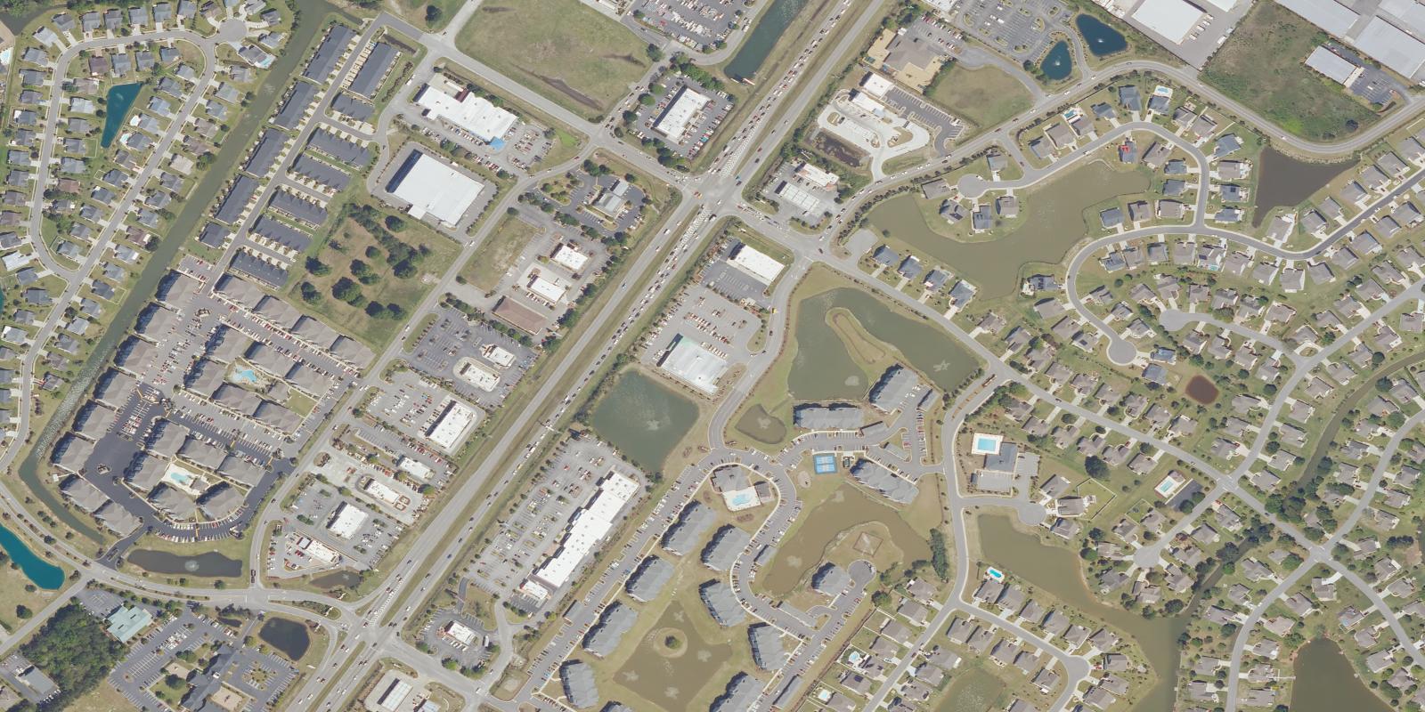 Satellite view of Wicked Stick Golf Links