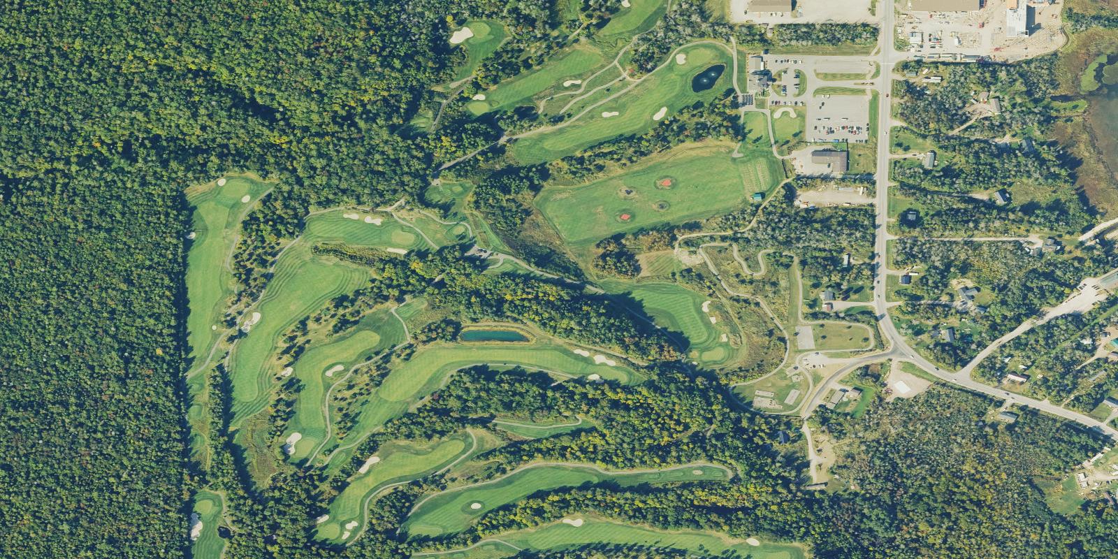 Satellite view of Wild Bluff Golf Course