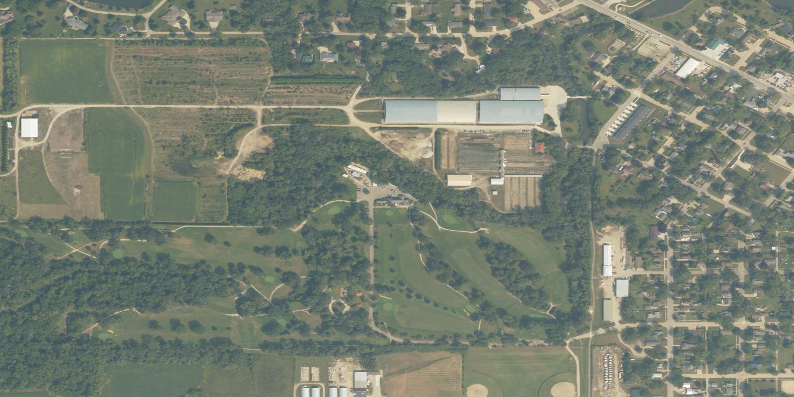 Satellite view of Wildwood Municipal Golf Course