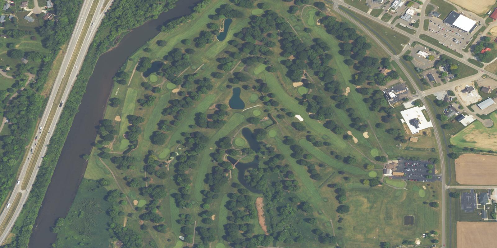 Satellite view of Wilkshire Golf Course