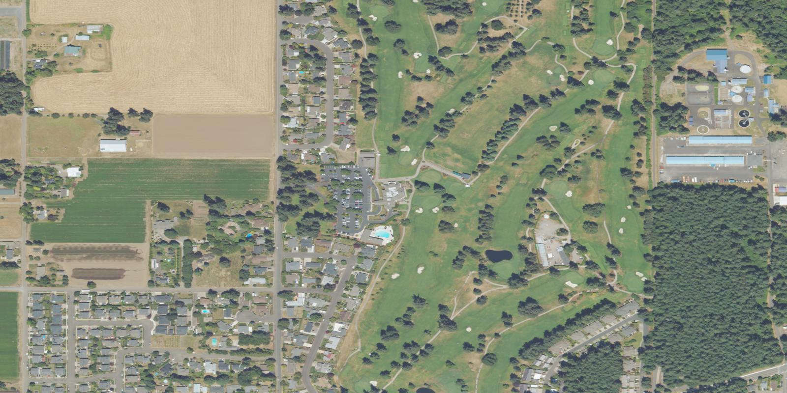 Satellite view of Willamette Valley Country Club