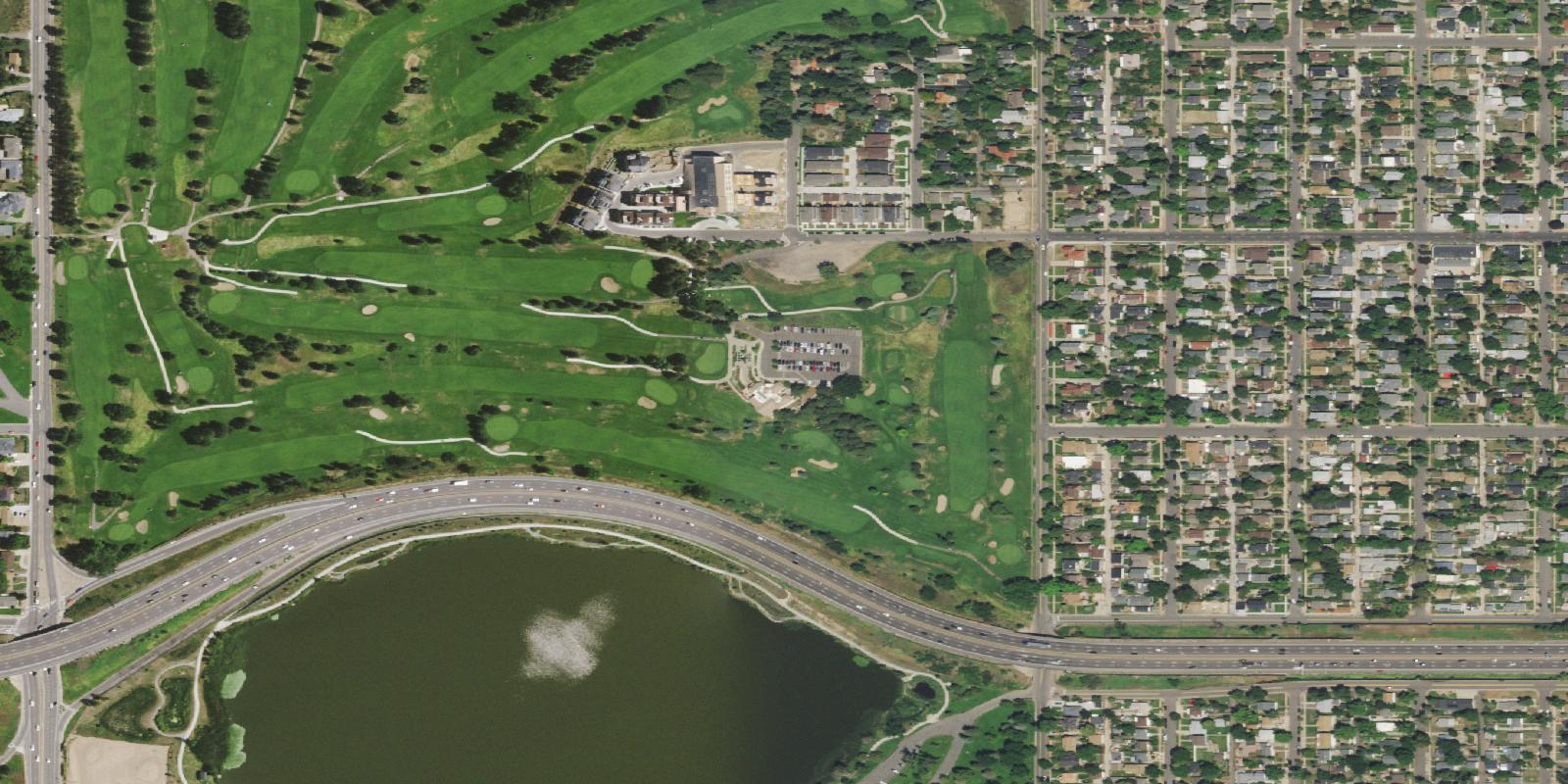 Satellite view of Willis Case Golf Course