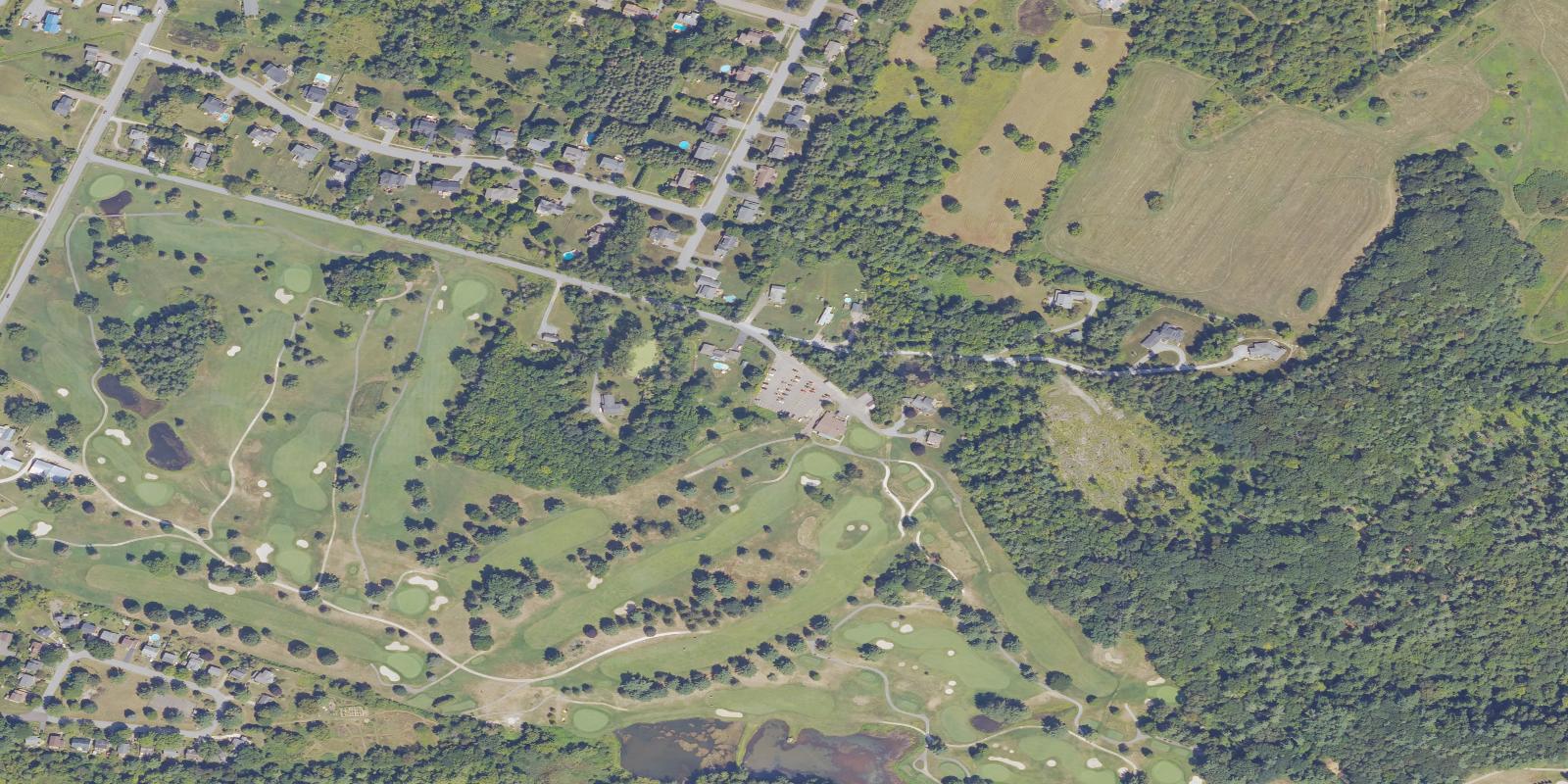 Satellite view of Williston Golf Course