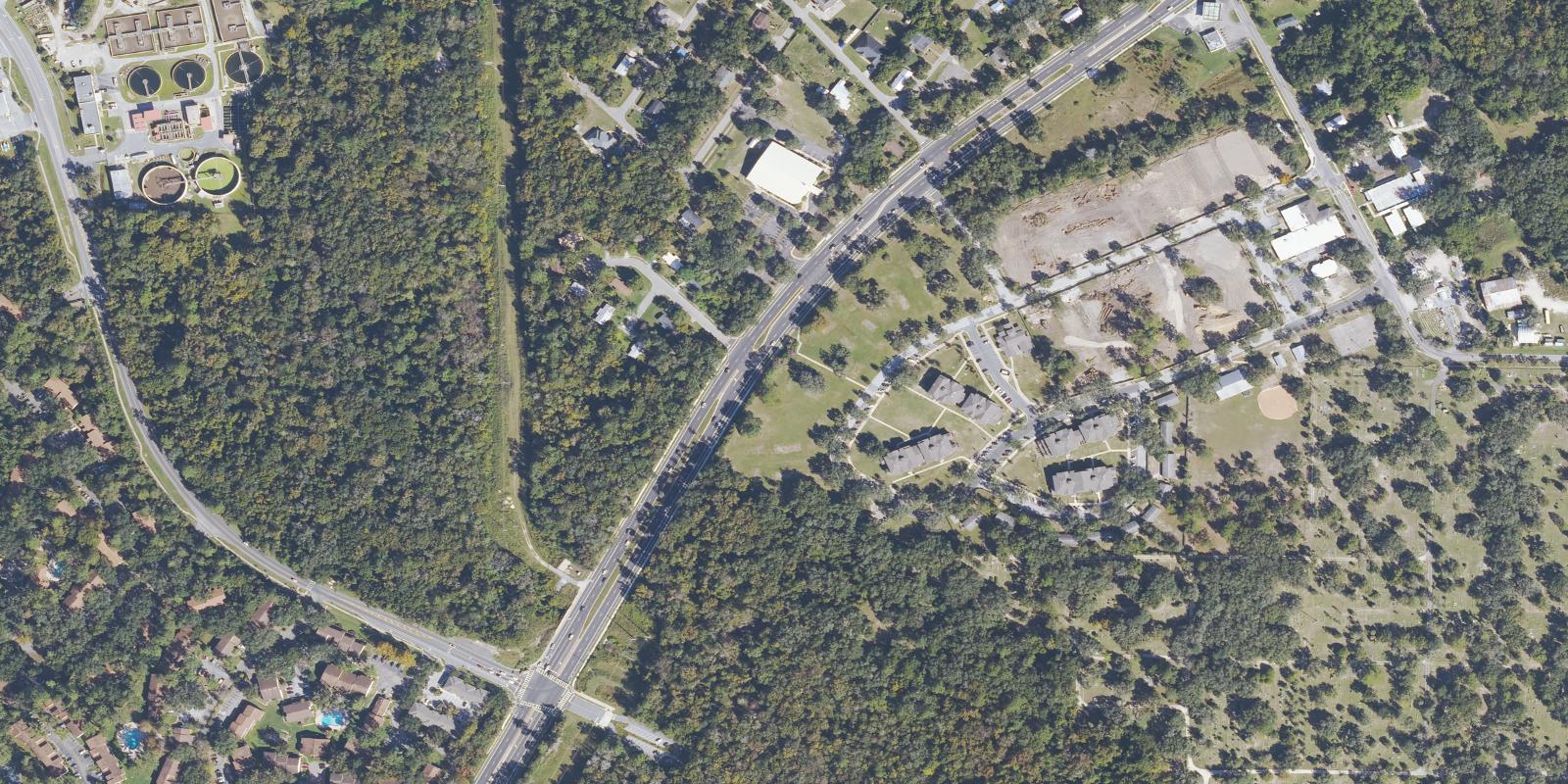 Satellite view of Williston Highlands Golf & Country Club