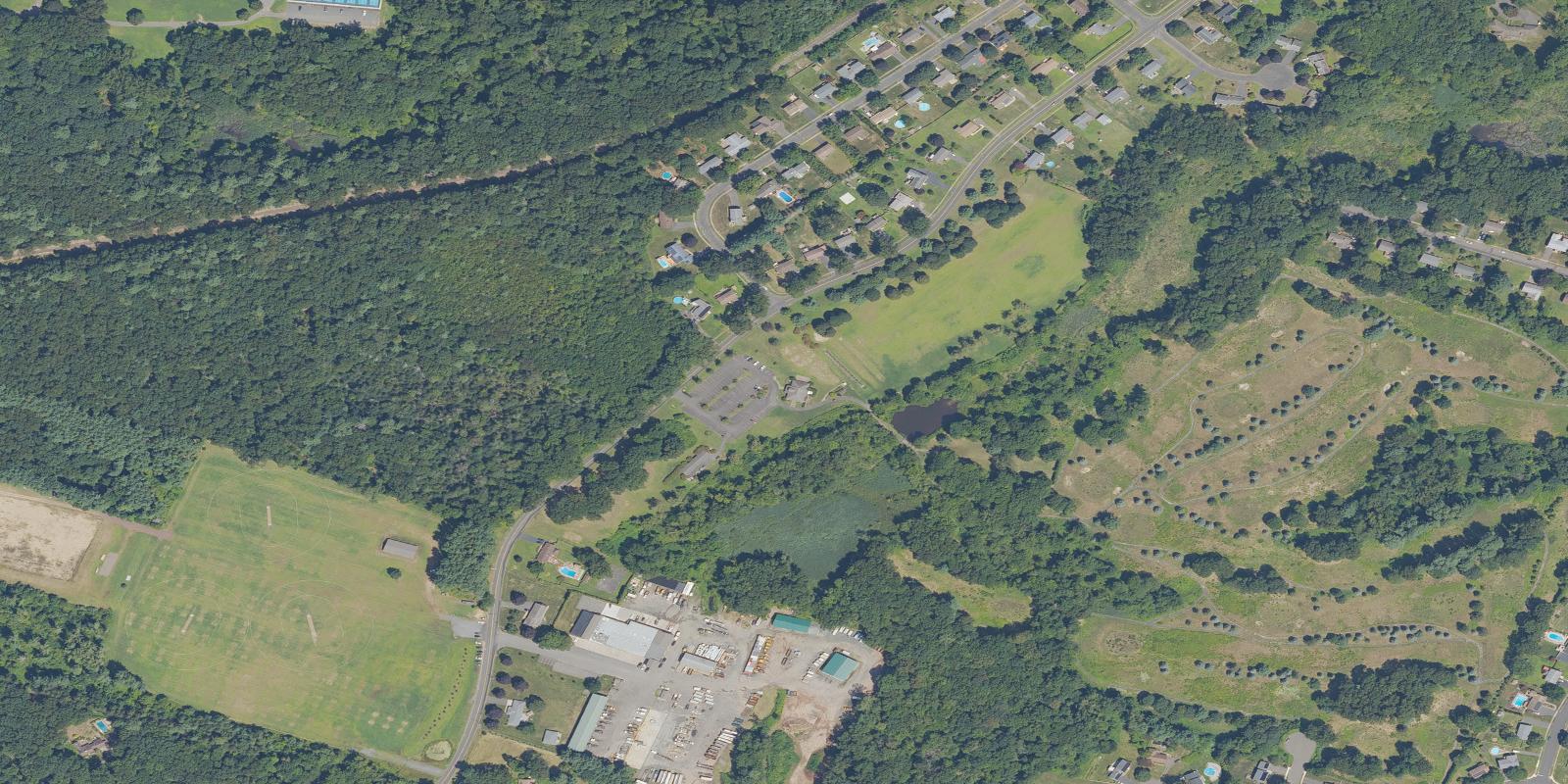 Satellite view of Willow Brook Golf Course