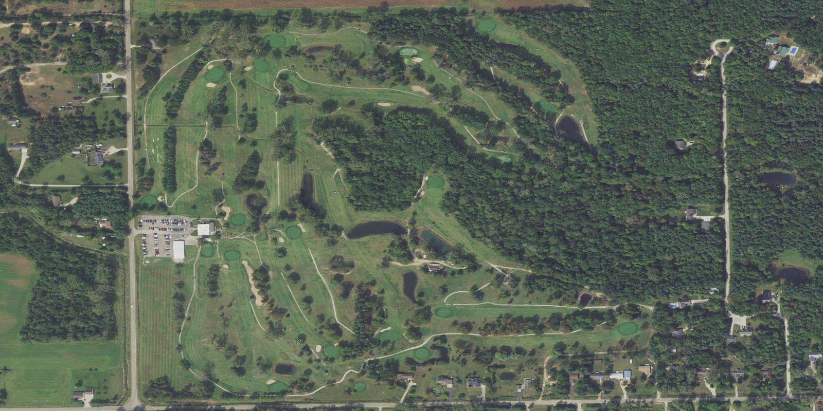 Satellite view of Willow Springs Golf and Country Club