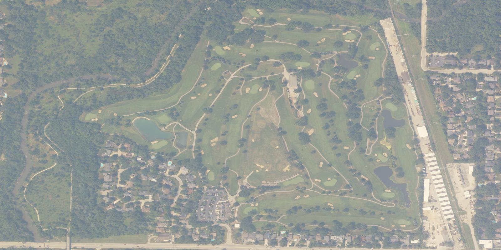 Satellite view of Wilmette Golf Club