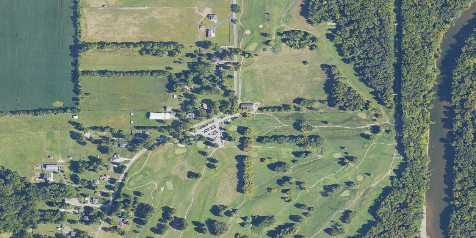 Satellite view of Winding River Golf Course