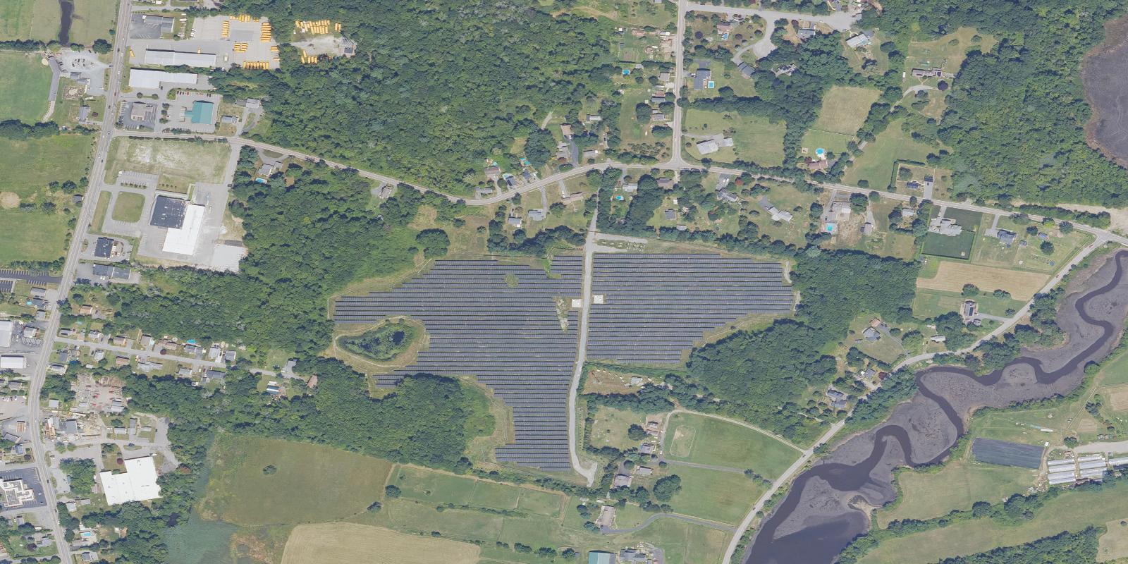 Satellite view of Windmill Hill Golf Course