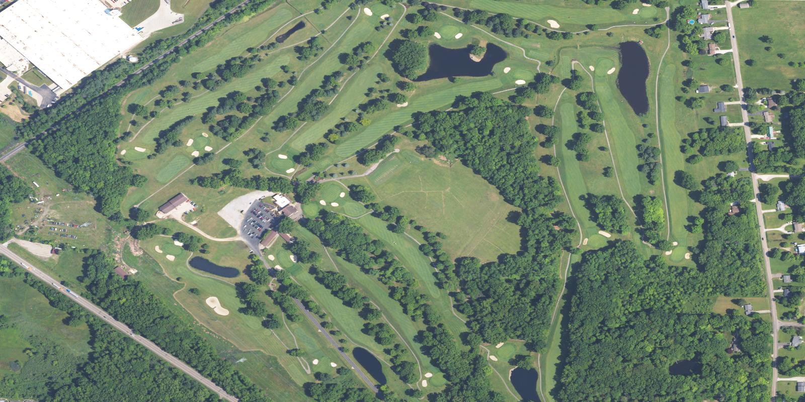 Satellite view of Windmill Lakes Golf Club