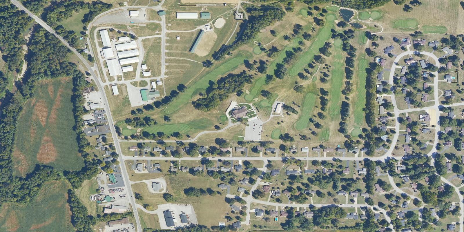 Satellite view of Windy Hill Country Club