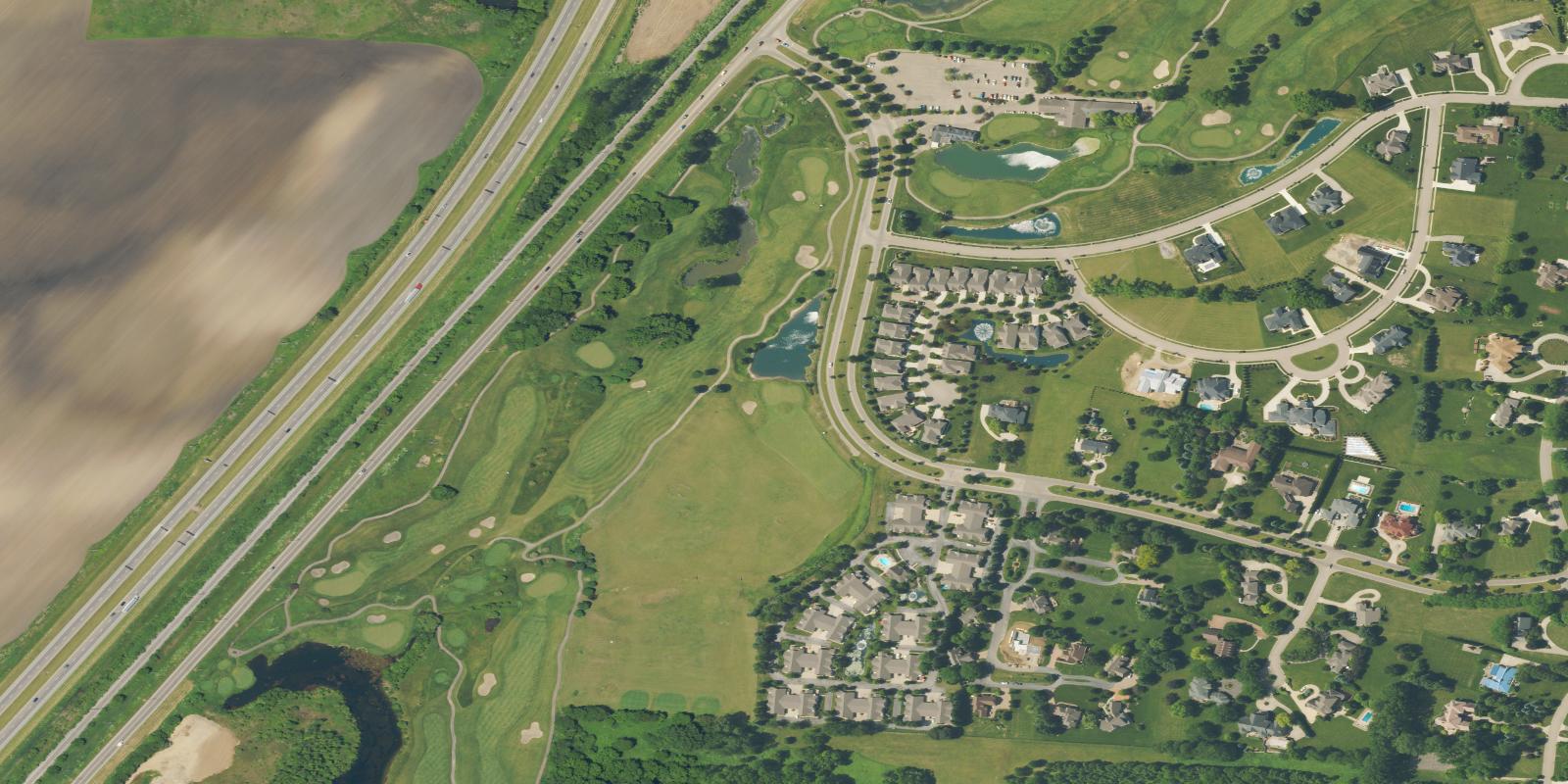 Satellite view of Windy Knoll Golf Club