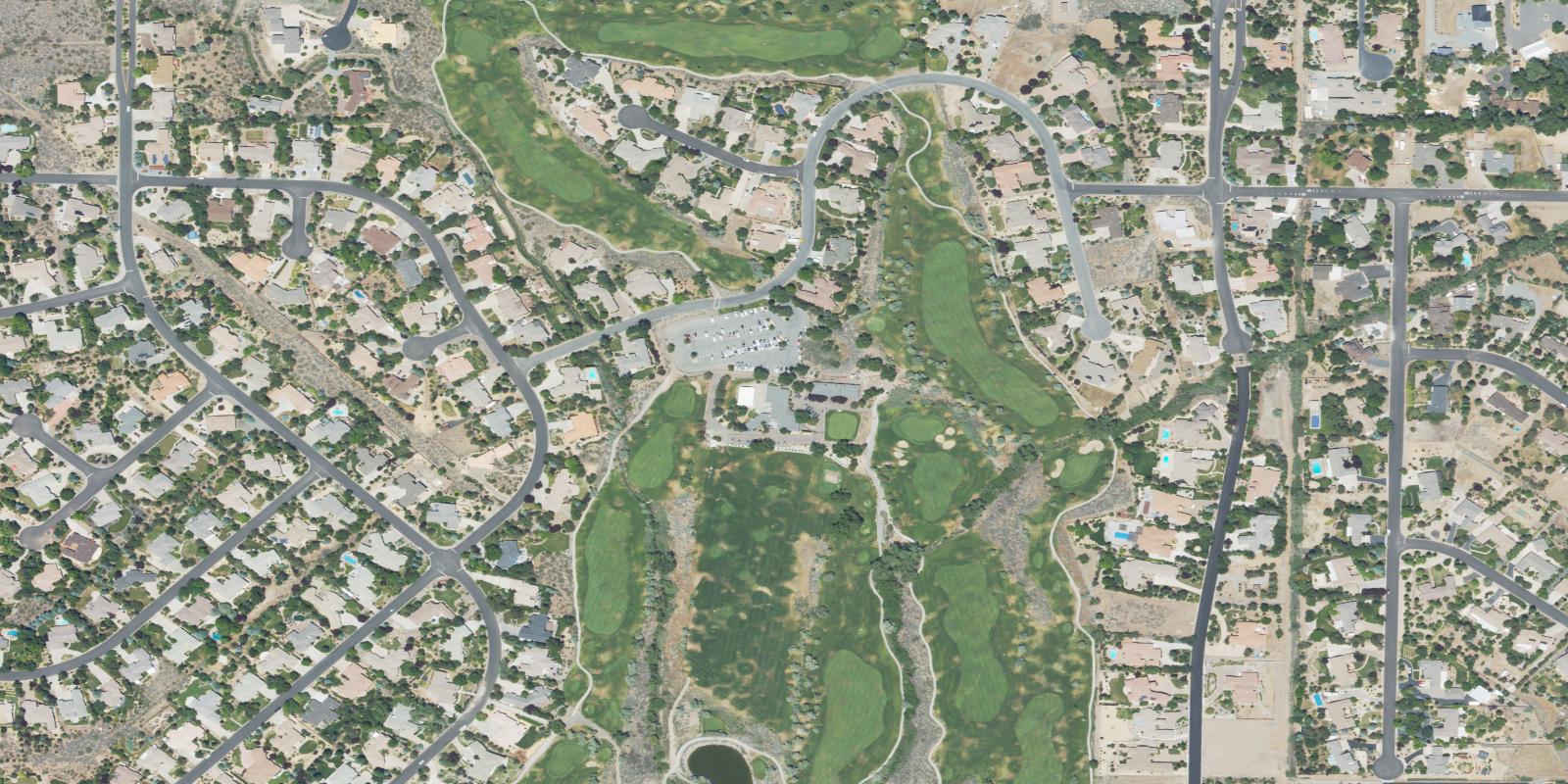 Satellite view of Wolf Run Golf Club - NV