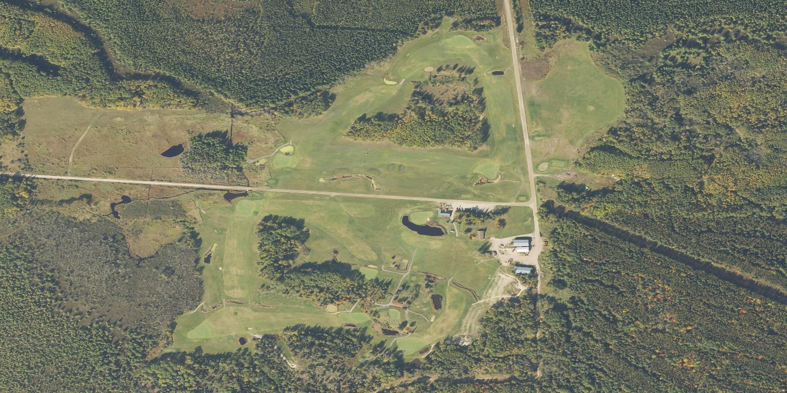 Satellite view of Wolfridge Golf Course