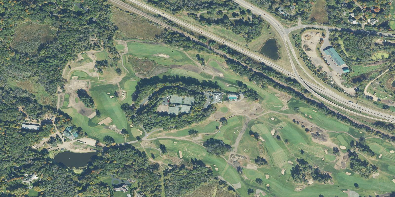 Satellite view of Woodhill Country Club