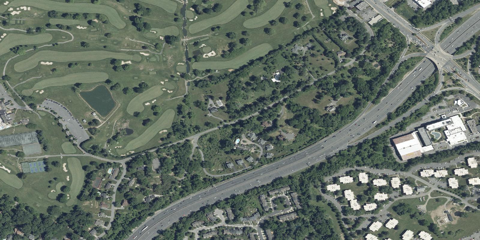 Satellite view of Woodholme