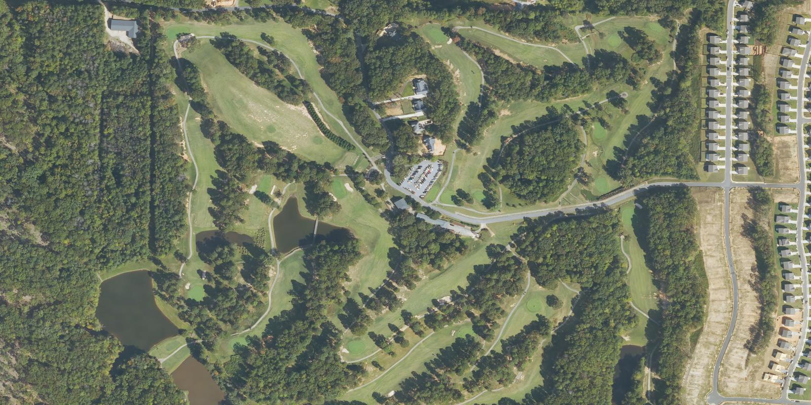 Satellite view of Woodland Hills Golf Club