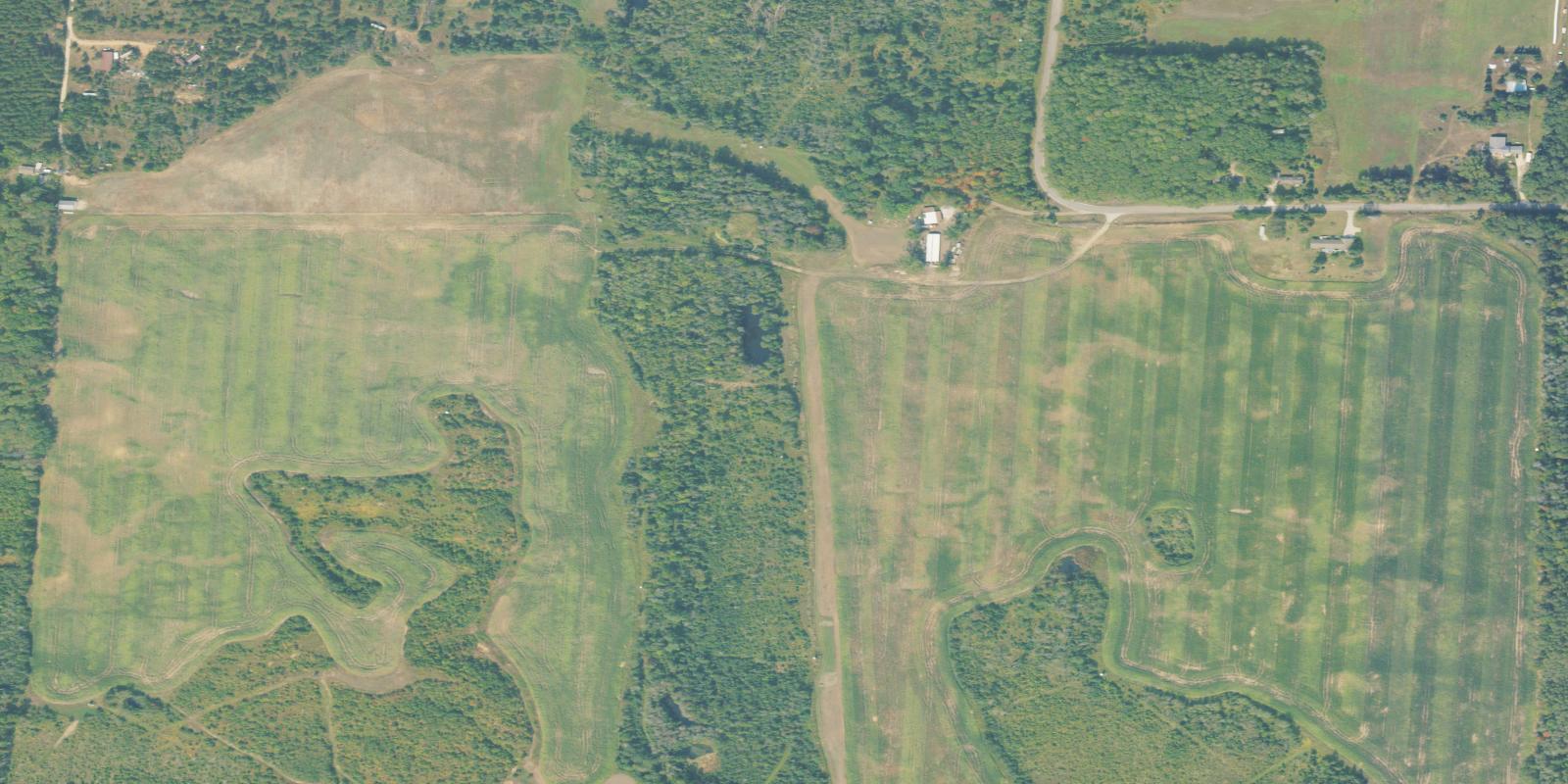 Satellite view of Woodland Ridge Golf Course
