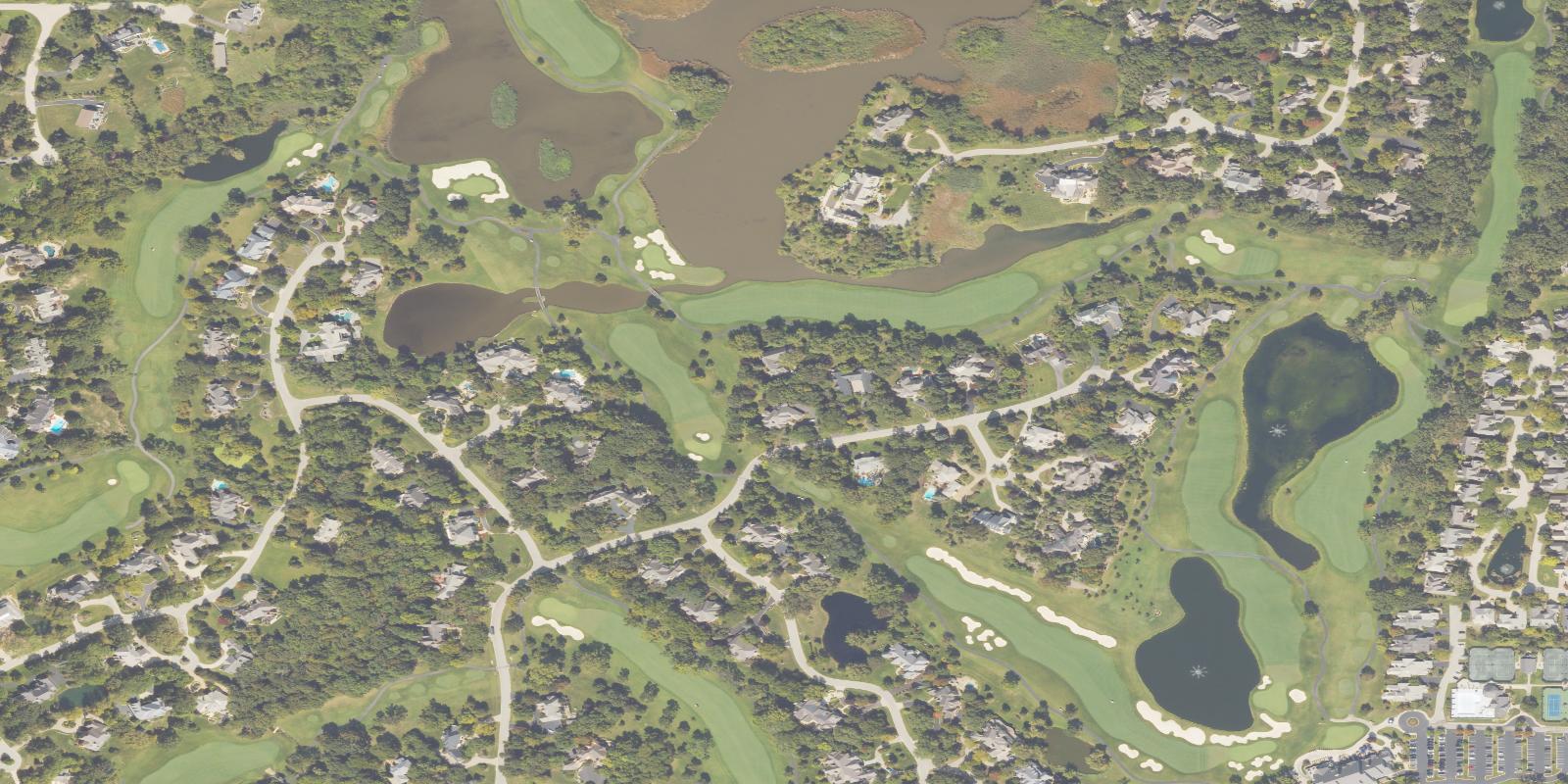 Satellite view of Wynstone Golf Club