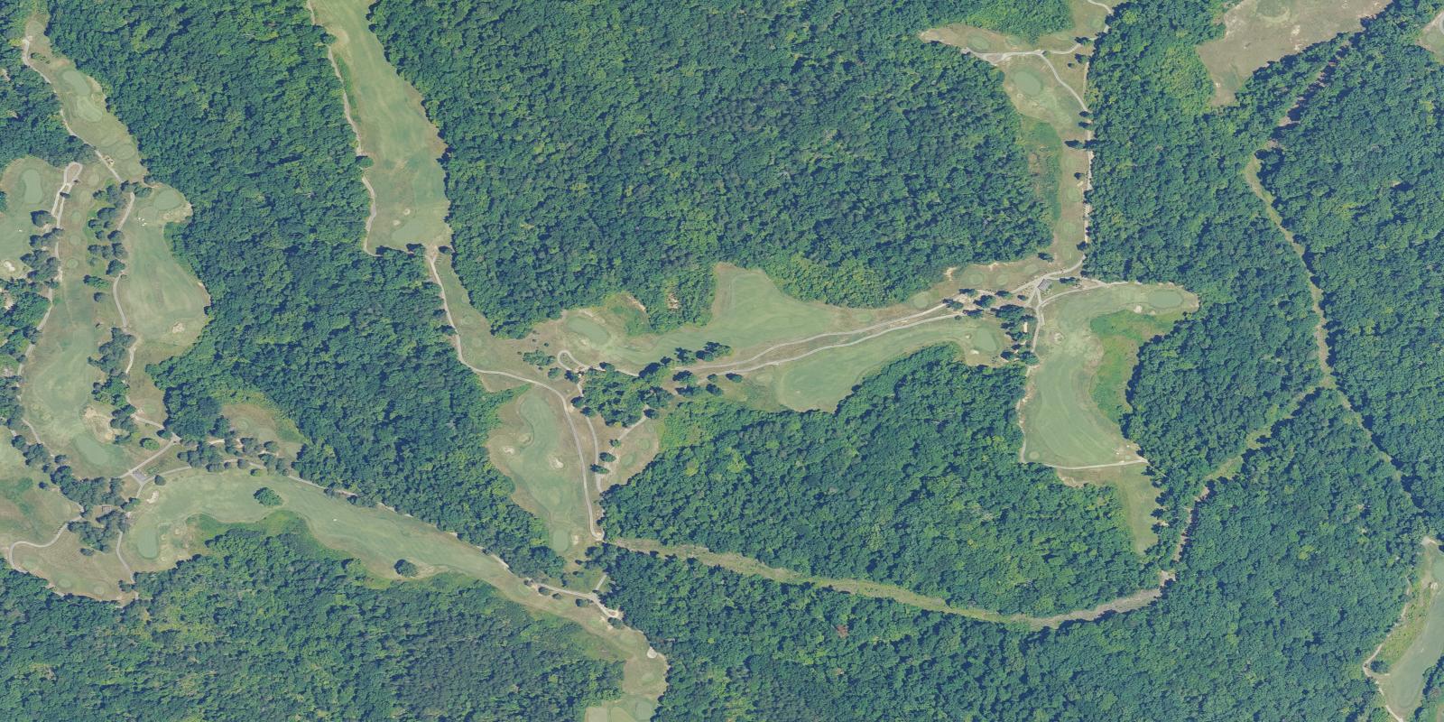 Satellite view of Yatesville Lake Golf Course (Eagle Ridge)