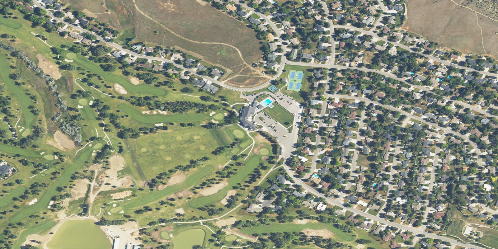 Satellite view of Yellowstone Country Club