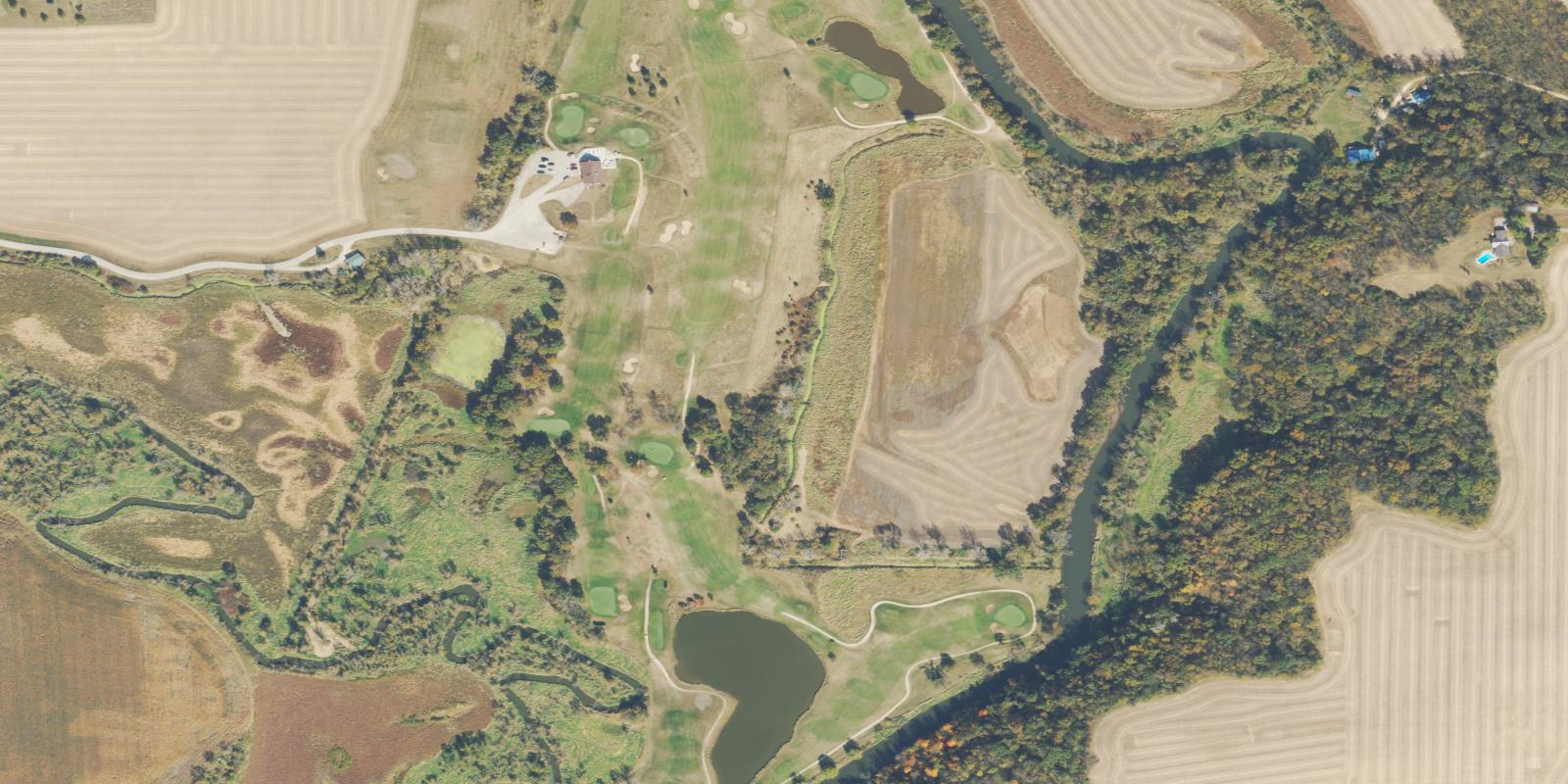 Satellite view of Yellowstone Golf Course