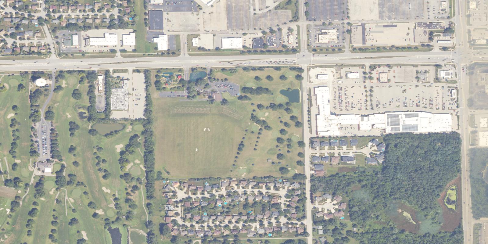 Satellite view of Zigfield Troy Par 3 Golf Course