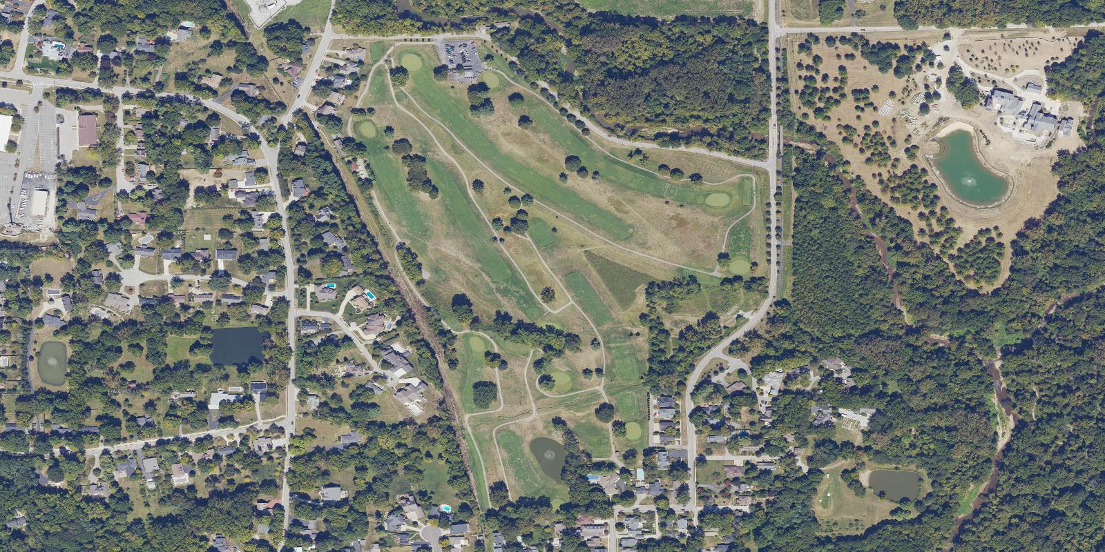 Satellite view of Zionsville Golf Course
